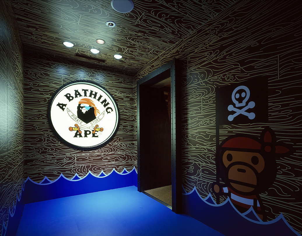 A Bathing Ape Pirate Store - Clothing Store